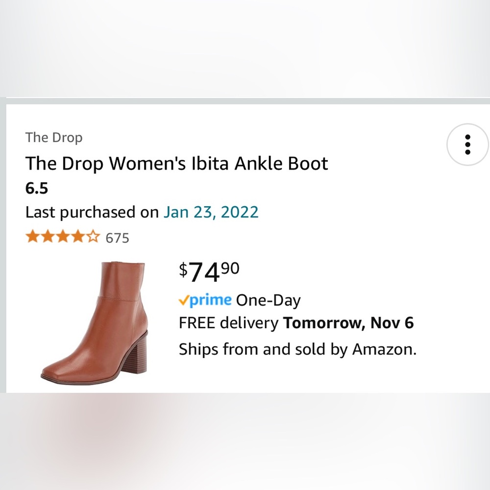 The Drop boots size 6.5